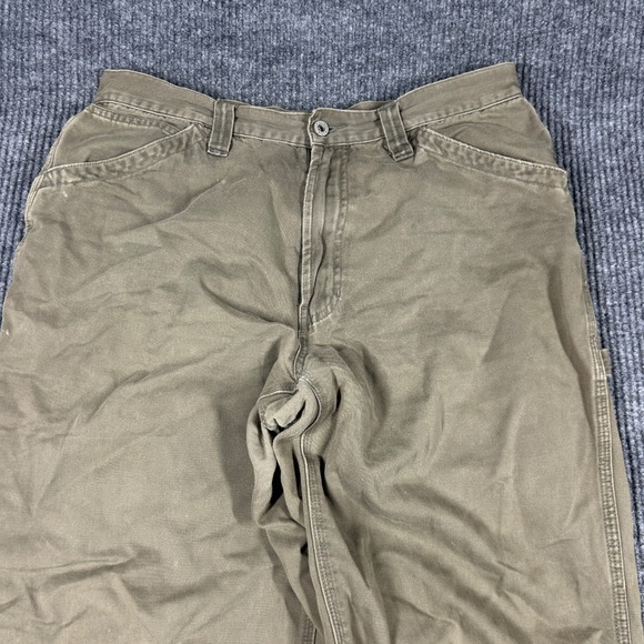 Vintage Old Navy Pants Men's 34x32 Carpenter Khaki Cotton Workwear Skater Y2K - Picture 4 of 9